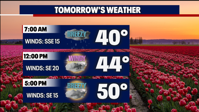 Tuesday Weather: Showers, sunbreaks and gusty winds