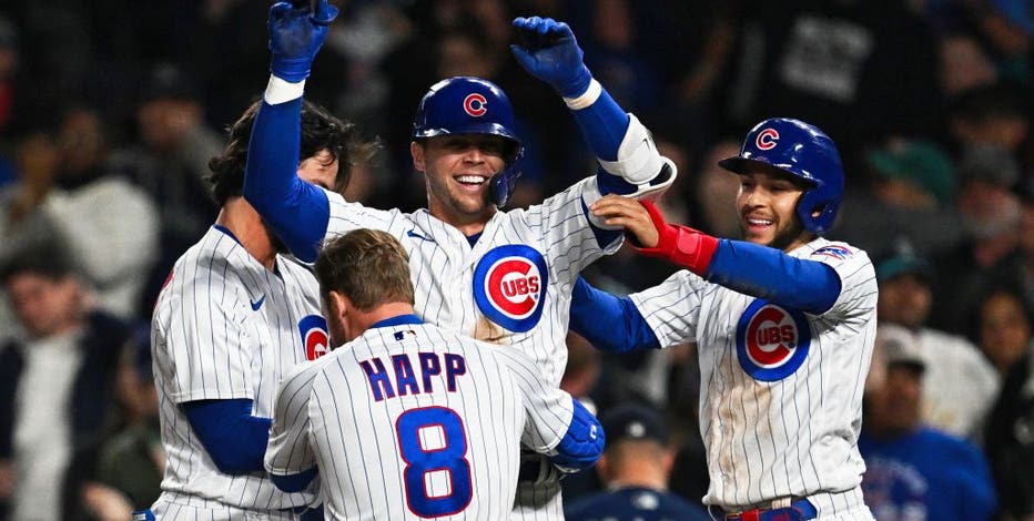 Nico Hoerner's 10th inning RBI single lifts Cubs past Mariners 3-2