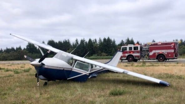Passengers unharmed after plane makes emergency landing at Tacoma Narrows Airport