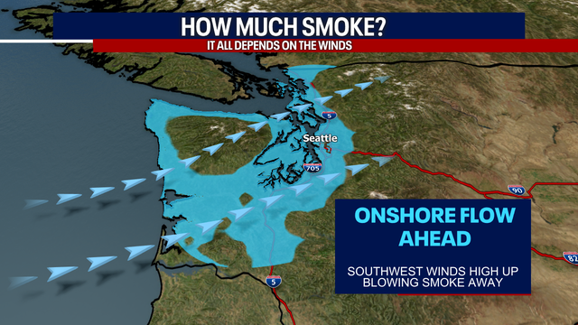 Seattle weather: Smoke to move out of Western Washington