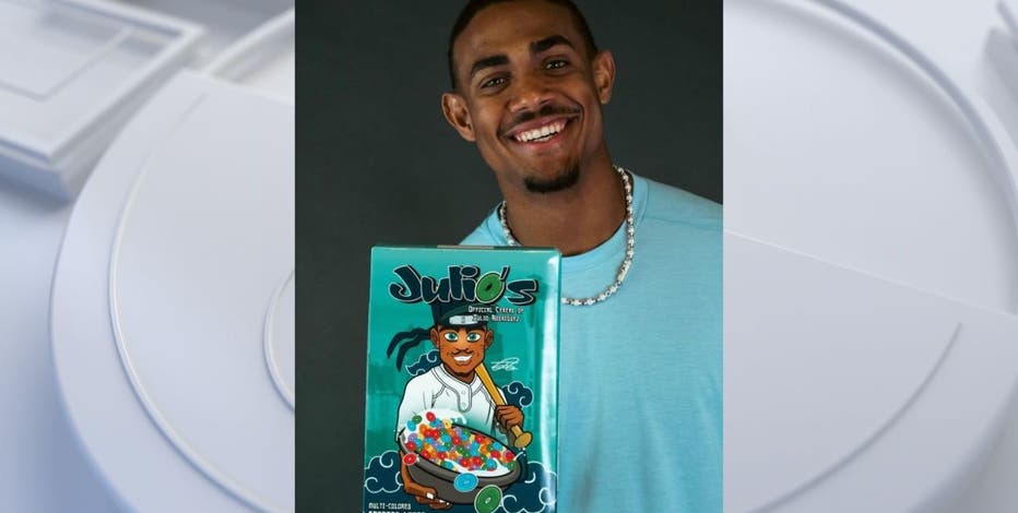 Seattle Mariners star Julio Rodriguez launches cereal JuliO's to support underprivileged kids
