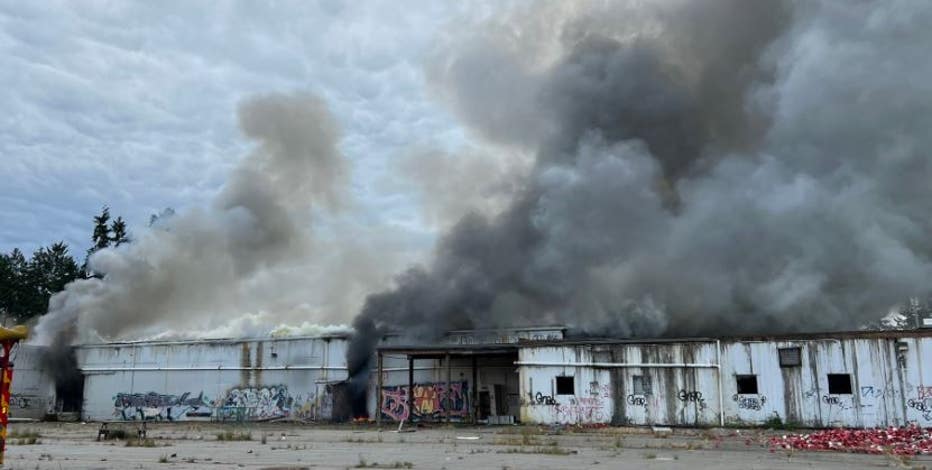Shocking Walmart fire pics reveal HUGE smoke cloud over Las Vegas