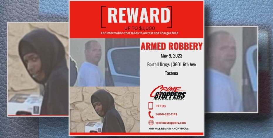 Tacoma Police hunt for armed man and teen suspects involved in robbery