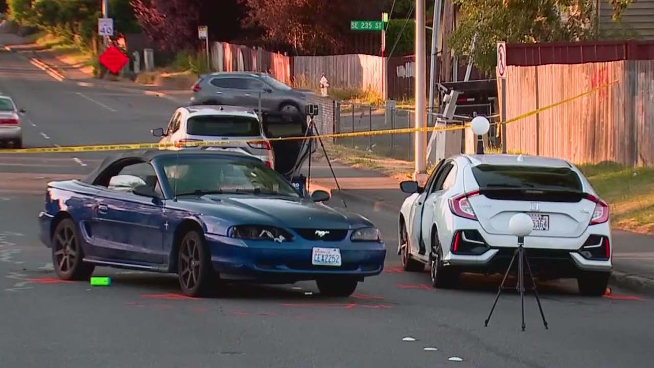 Man shot in the head behind Kent YMCA, suspect at-large | FOX 13 Seattle