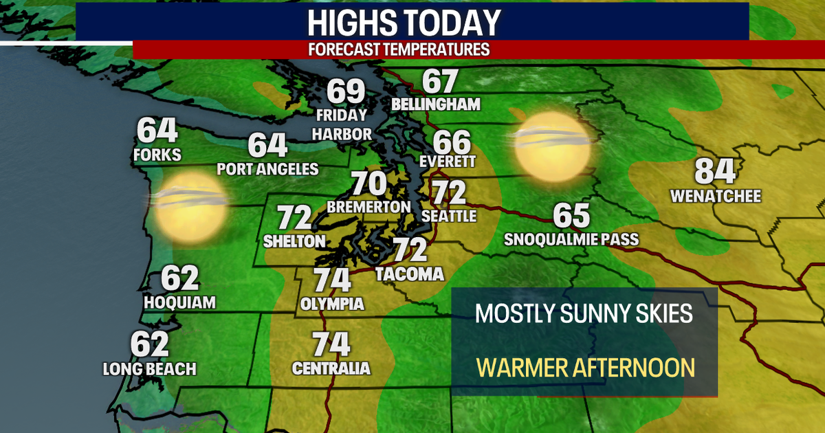 Seattle weather: Warmer Friday with lots of sunshine | FOX 13 Seattle