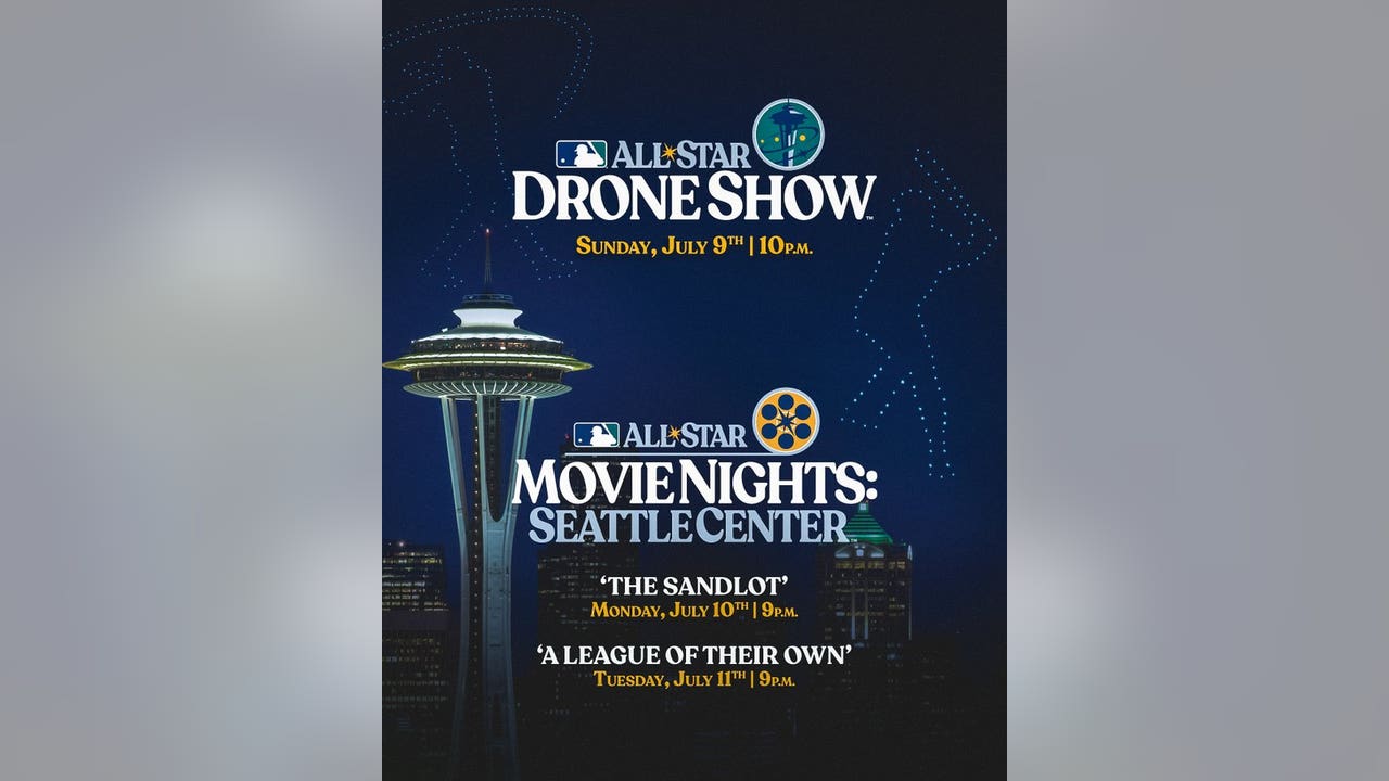 Watch: MLB All-Star drone show at Seattle Center