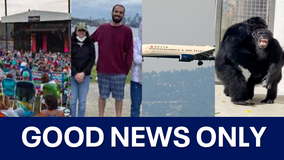 Good News Only: Recent grad wins $50k, indoor chimp sees sky for the first time & more