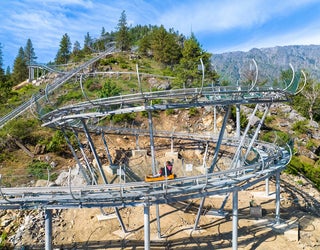 Washington state s first alpine roller coaster opens at