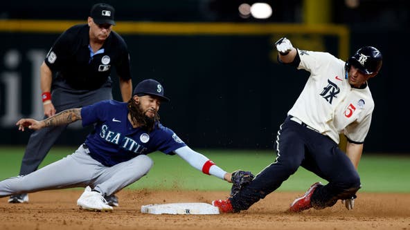 Mariners manage just three hits, shut out 2-0 by Rangers