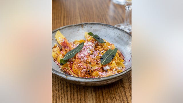 Emerald Eats: Making Sweet Corn Scarpinocc with Lavender Brown Butter with Carrello