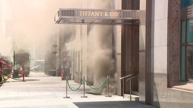 Fire breaks out at Tiffany & Co. flagship store in Manhattan