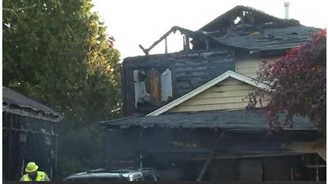 2 homes damaged, 2 dogs killed in Marysville fire