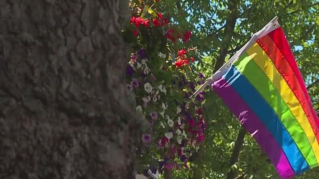 'I just want to show them love and support:' Burien man steps up to replace missing pride flags