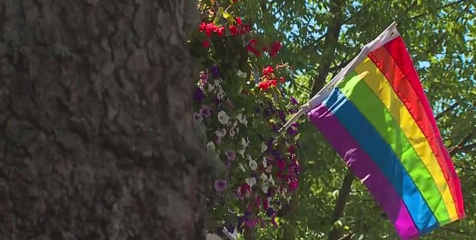 'I just want to show them love and support:' Burien man steps up to replace missing pride flags