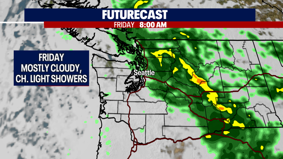 Seattle weather Cooling off with a slight chance for drizzle by Friday FOX 13 Seattle