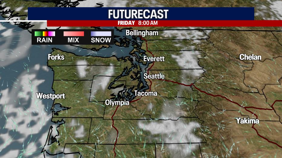 Seattle weather Warmer & drier weather continues through next week