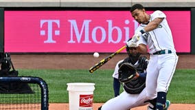 Julio Rodríguez sets single-round record with 41 HRs, falls in semifinal to Vlad Guerrero Jr.