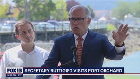 Secretary Buttigieg visits Washington, talks funding for aging ferry fleet