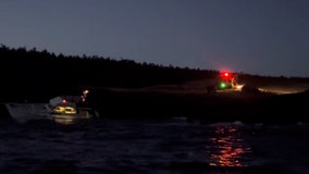 VIDEO: Coast Guard rescue 3 from trapped ship near Lopez Island