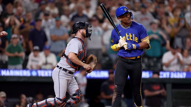 Alex Lange strikes out Julio Rodríguez as Tigers hold on to beat Mariners 5-4