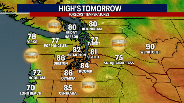 Monday Forecast: Warm, dry, and smoky