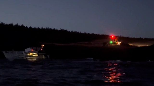 VIDEO: Coast Guard rescue 3 from trapped ship near Lopez Island