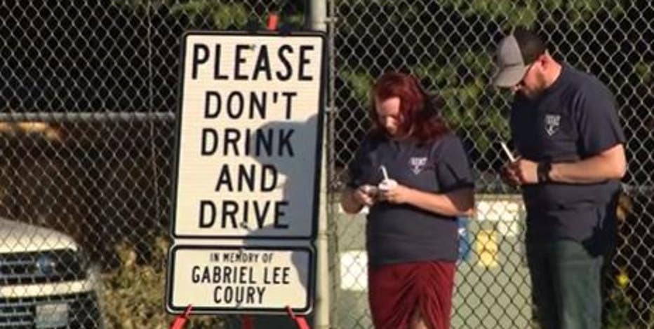 'Don't drink and drive' sign unveiled in honor of 12-year-old hit and killed