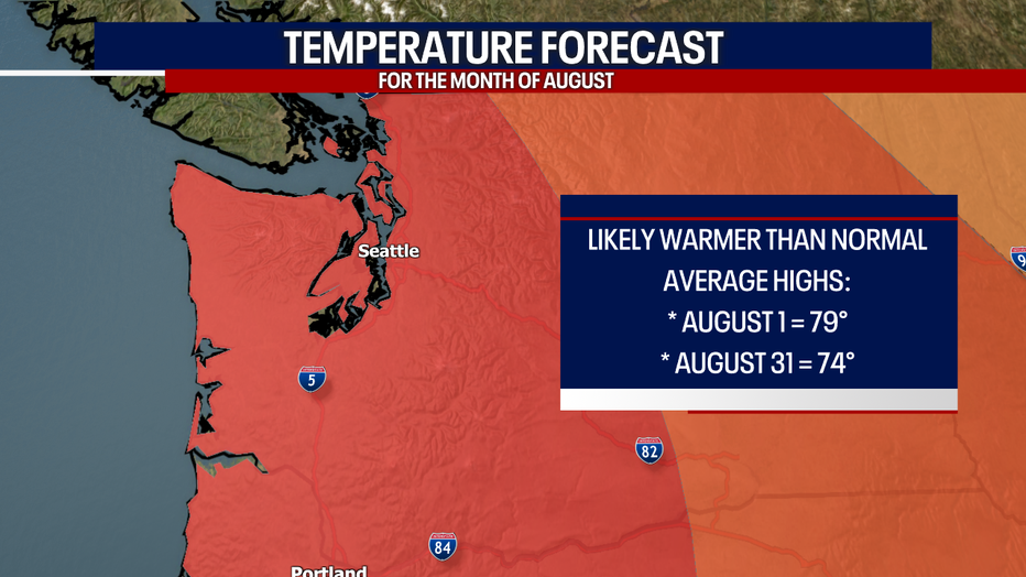 Seattle weather Pictureperfect summer forecast