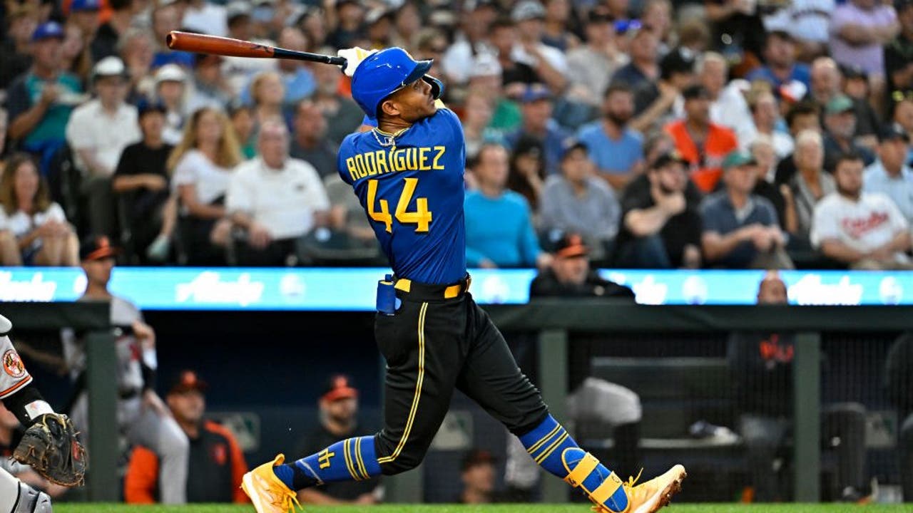 Rodríguez hits 3-run homer, Mariners beat Orioles 9-2 for 8th straight win  - ABC News