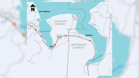 WSDOT: Expect 90-minute delays on US 101 between Clallam, Jefferson Counties for fish passage work