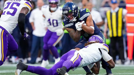 Seahawks rookies get first preseason action, Cade Johnson taken to hospital for evaluation