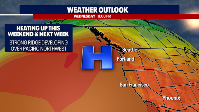 Seattle weather: Temperatures soar into the 90s