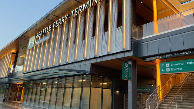 New entry building opens at Seattle's Colman Dock ferry terminal