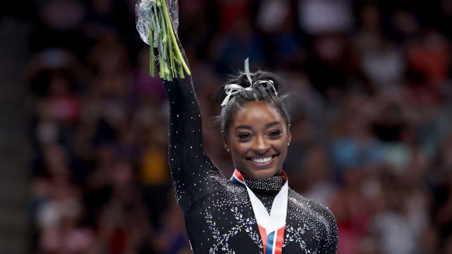 Simone Biles Wins A Record 8th US Gymnastics Title A Full Decade After ...