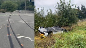 Man dies after single-car crash in Bellevue, investigation underway