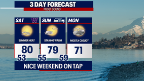 Seattle weather: Late summer heat this weekend