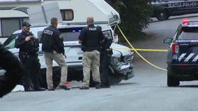 Video shows RV careening wrong-way down Seattle street after shooting in Lake Forest Park