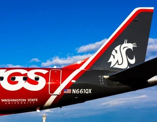 Alaska Airlines unveils new WSU UW planes and announces WSU