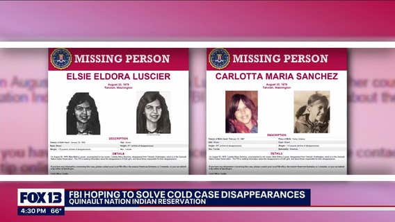 FBI looking for information on 40+ year disappearance of 2 Quinault Nation girls