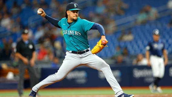 Castillo wins 6th straight decision, Mariners beat Rays 1-0 in matchup of playoff contenders
