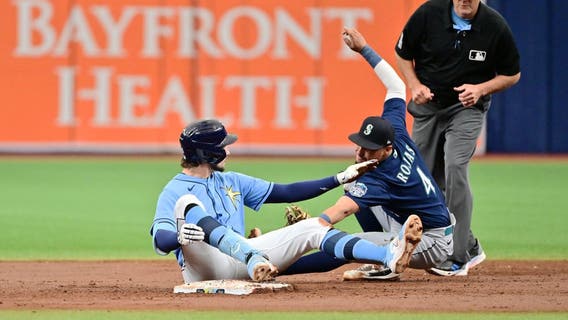 Eflin gets 14th win, Rays beat Mariners 6-3 to take 3 of 4 in series between contenders
