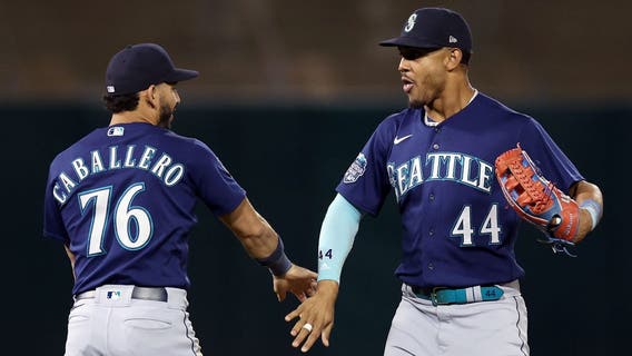 Woo wins homecoming as Mariners blank A’s 5-0 to move closer in AL West and tie for final wild card