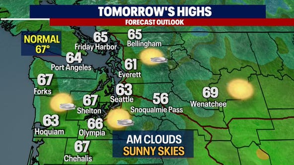Seattle weather: Sunny & dry fall weekend ahead