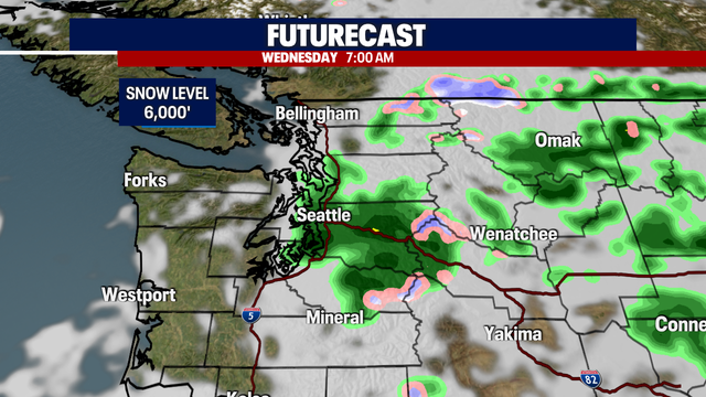 Wednesday Forecast: Morning showers, afternoon clearing, cooler temperatures