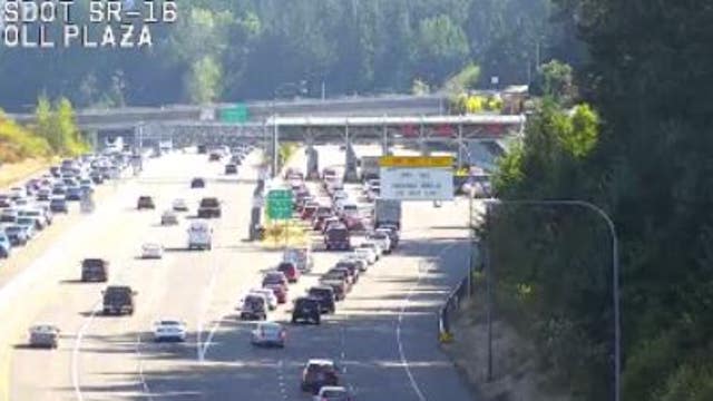 2 people killed in crash at Tacoma Narrows Bridge toll booth