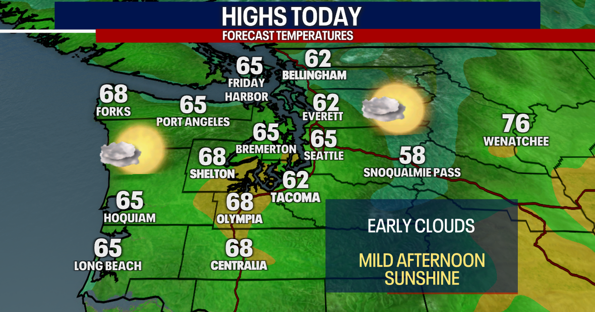 Seattle weather: Warming temperatures the rest of the week | FOX 13 Seattle