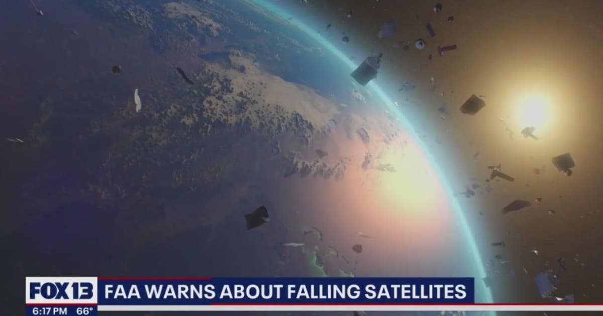 Satellites Fall SpaceX blasts FAA for warning of falling Starlink satellites | FOX 13 ...