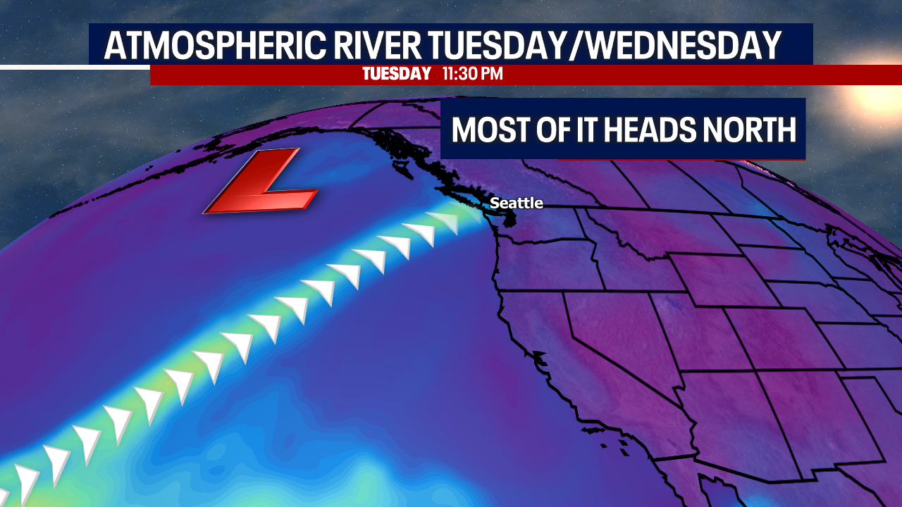 Seattle weather Showers return Tuesday evening, warmer weather ahead