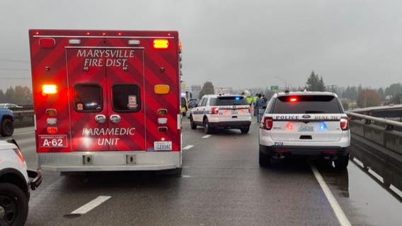Deadly hit-and-run crash investigation underway on I-5 in Marysville