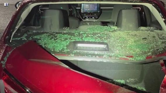 'Like Hulk had smashed it': Renton man speaks out, police investigate rock-throwing incident